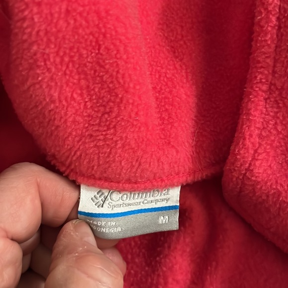 Columbia Pink Fleece Zip Vest - Picture 6 of 6